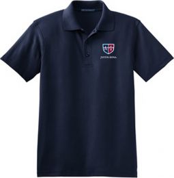 Men's Silk Touch Interlock Polo, Navy